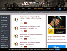 Tablet Screenshot of livestreaming.cz